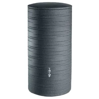 Regentonne NOVARA 280 Liter black granit von Prosperplast