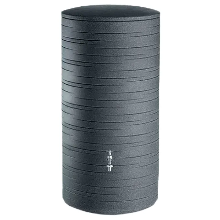 Regentonne Novara 280 Liter Black Granit von Prosperplast