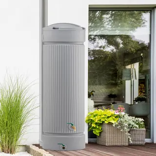 Regentonne Regensäule ATHEN grau 500 liter von Speidel
